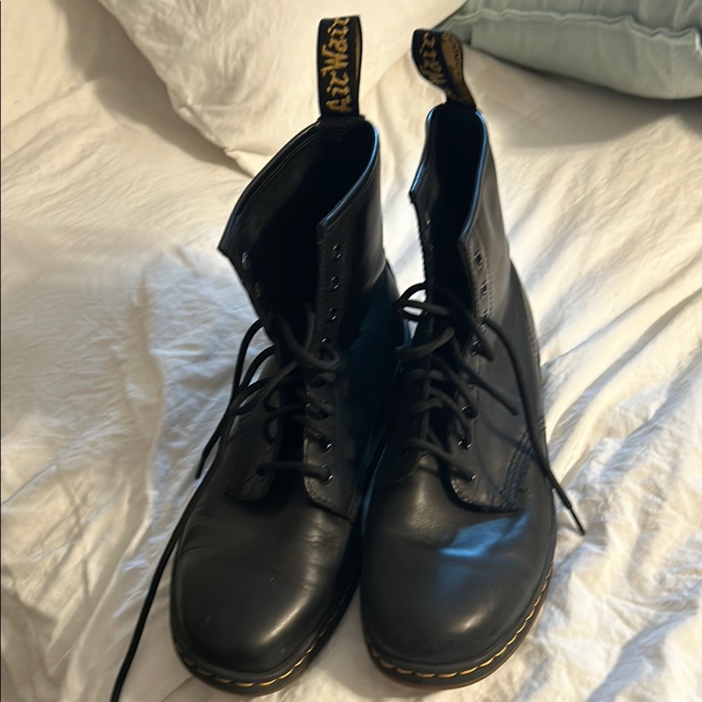 Dr. Martens Black Leather Boots